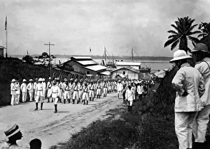 Hoisted: Arrival of German soldiers in Cameroon