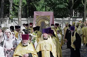 Believers: Arrival of icon of Saint Nicholas Baptist to Moscow