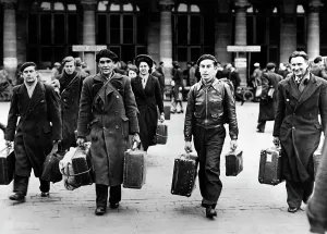 Forecourt: Arrival in Paris, 1943