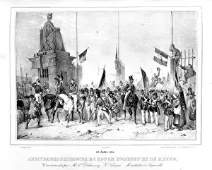 Rouen: Arrival in Paris of the Patriots from Rouen and
