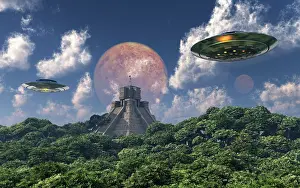 Shrine: The arrival of planet Nibiru as seen from a Mayan pyramid