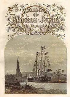 Cornflowers: Arrival of the royal couple at Antwerp, 1858