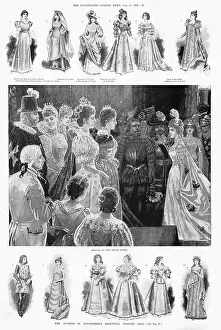 Costumed: Arrival of the royal party at the Devonshire House ball