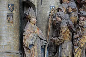 Fermin: Arrival of St Firmin in Amiens, choir screen