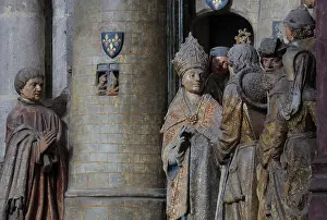 Henencourt: Arrival of St Firmin in Amiens, choir screen