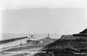Breakwater: Arrival of the Steamer at Newhaven