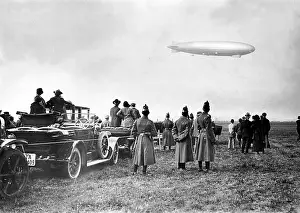 Staaken: Arrival of the zeppelin ZR-III