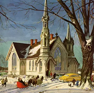 Parishioners: Arriving at Church