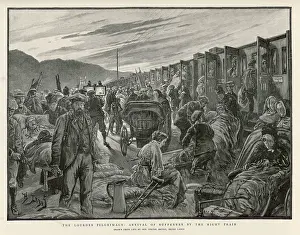 Stretchers: ARRIVING AT LOURDES