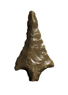 Almeria: Arrow tip. Upper Paleolithic. Solutrean. SPAIN