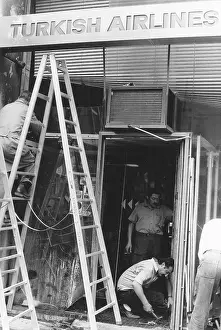Dilapidation: Arson attack on office of Turkish Airlines in Vienna
