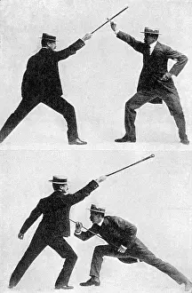 Unequal: The art of Bartitsu - taller man