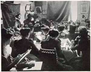 Gabrielle: Art Class at Gabrielle Debillemont-Chardon in Paris 1900