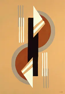 Triangles: Art deco abstract graphic design