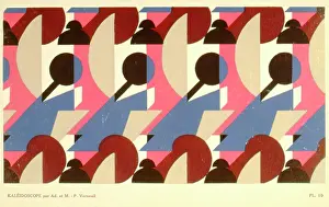Kaleidoscope: Art deco abstract graphic design