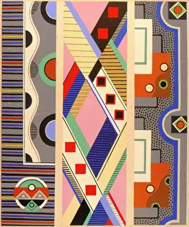 Dazzling: Art deco abstract graphic design