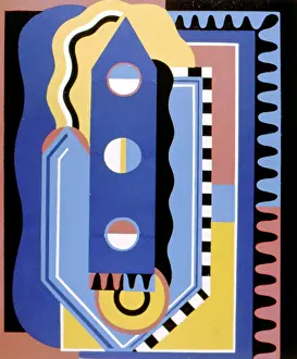 Chequer: Art deco abstract graphic design