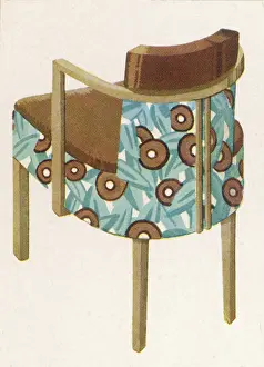 Upholstery: Art Deco armchair