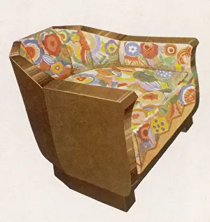 Upholstery: Art Deco armchair
