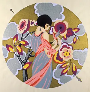 Chic: Art Deco chocolate box top design