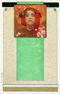The Michael Diamond Collection: Art Deco design with woman's face