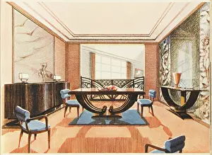 Elegent: Art Deco Dining Room