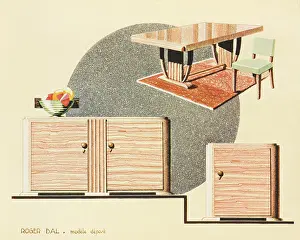 Sideboard: Art Deco Dining Suite
