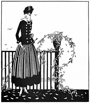 Illustratio: Art deco illustration, 1915