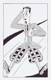 Caost: Art deco illustration by Fish, 1927