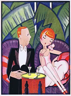 Llustration: Art deco illustration by Fish