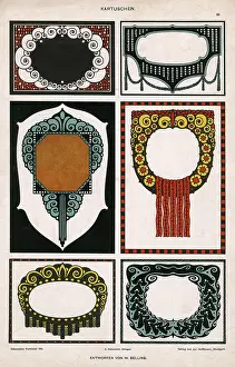 Surrounds: Art Deco Motifs - Frames, surrounds and borders