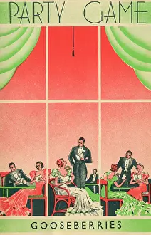 Gooseberries: Art Deco party game card