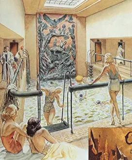 Swimmers: Art Deco Pool