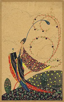 Longley: Art deco postcard by Longley