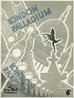 Palladium: Art Deco Programme cover, The London Palladium, April 1938