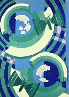 Circles: Art Deco rug design