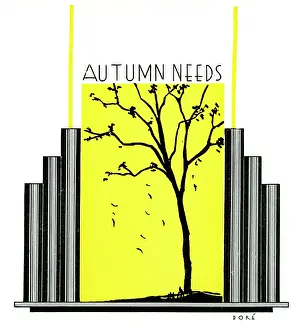 Needs: Art Deco shop window design, Autumn Needs