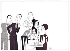 Murad: Art deco sketch by Fish, 1929