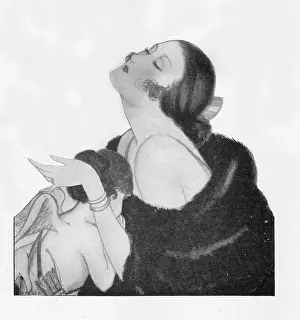 Glamourous: Art deco sketch by G. Peres