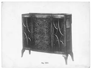 Numbered: Art Deco style Walnut Cabinet