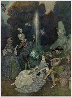 Revellers: The art of Edmund Dulac, Clair de Lune