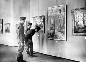Petit: Art exhibition in Paris, 1942
