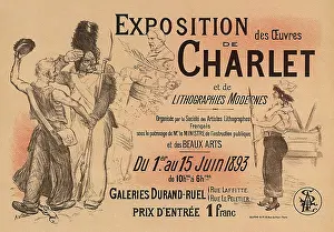 Willette: Art Exibition Poster for Nicolas-Toussaint