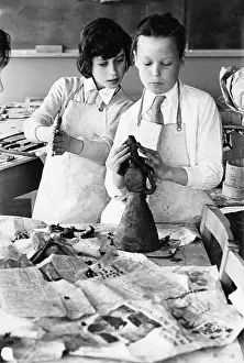 Loughborough: Art lesson at a Leicestershire school