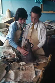 Loughborough: Art lesson at a Leicestershire school