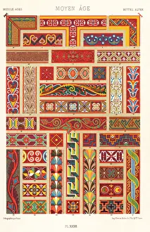 Moyen Age: Art of the Middle Ages: Manuscript decorations, 8th century