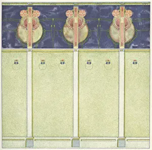Rectangles: Art nouveau abstract design