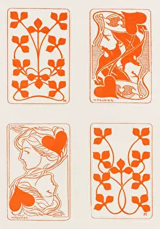 Meunier: Art Nouveau Card Designs