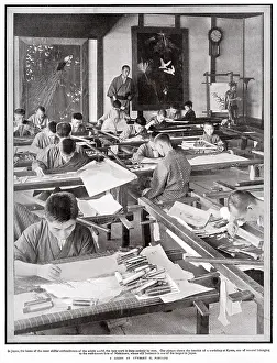 Kyoto: Art school in Japan 1910