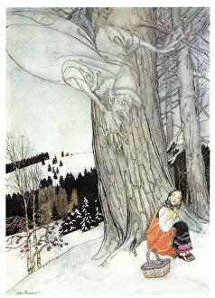 Spook: Art thou warm, Maiden, by Arthur Rackham
